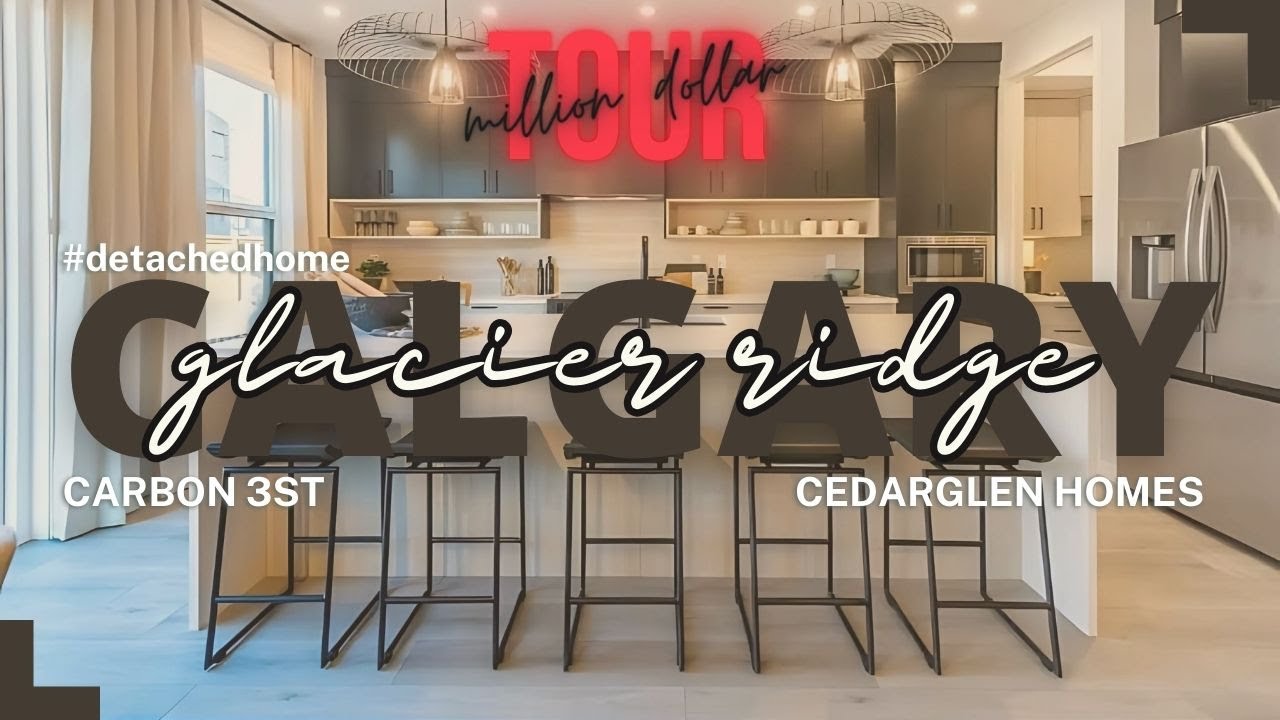 Cedarglen Homes | Carbon 3St | 2721 Sf | 4 Bed | 4.5 Bath | Glacier Ridge | Calgary Homes for Sale