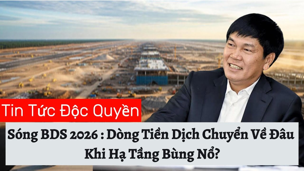 Sóng BDS 2026 : Dòng Tiền Dịch Chuyển Về Đâu Khi Hạ Tầng Bùng Nổ? | Chia Sẻ Cùng Chuyên Gia