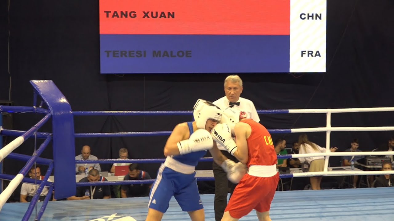 SF YW54kg TANG XUAN (CHN) vs TERESI MALOE (FRA) | IBA YWCHs Budva 2024