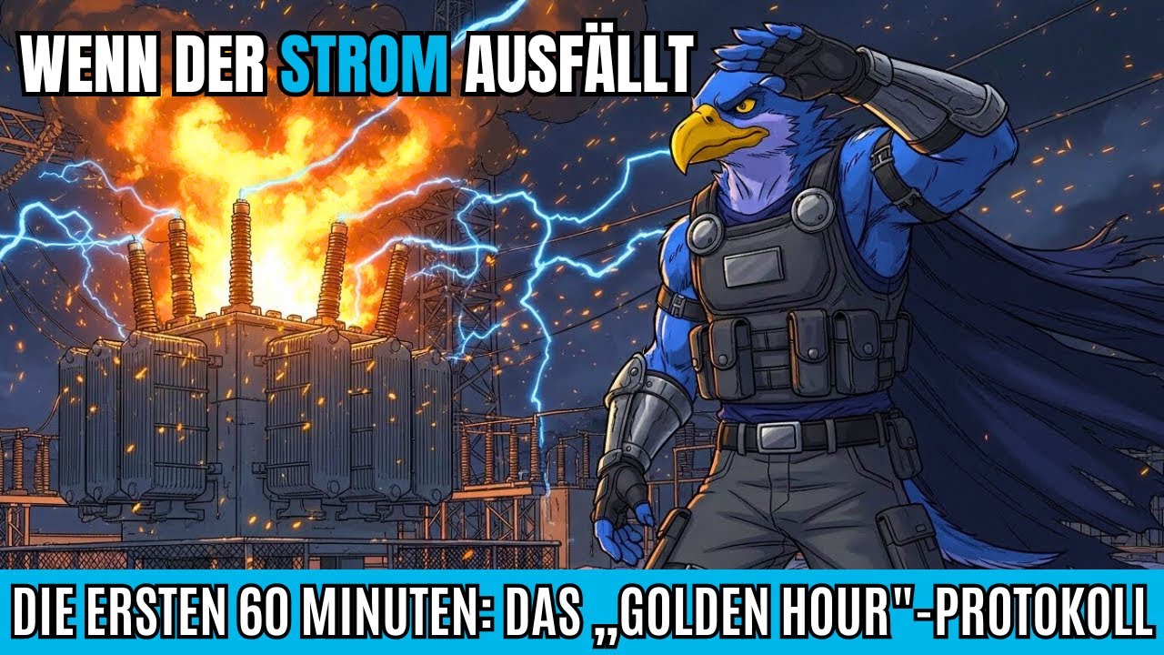 Die ersten 60 Minuten: Das „Golden Hour“Protokoll, das Sie befolgen sollten, wenn der Strom ausfällt