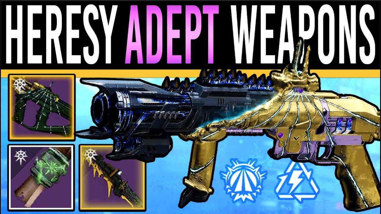 Destiny 2: EASY ADEPT WEAPONS & EARLY ACT 2 LOOT! Shiny Drops, All Perk Rolls & How to Get Them