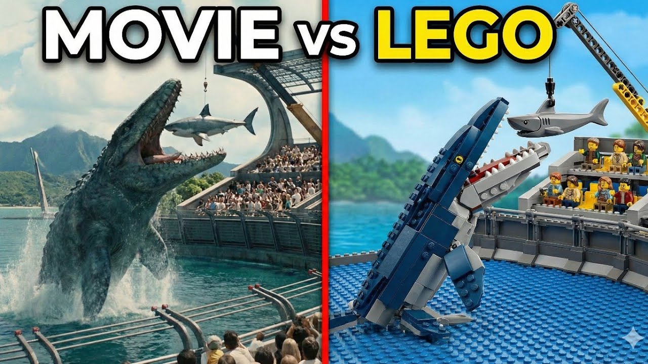 Jurassic Park but it’s 100% LEGO