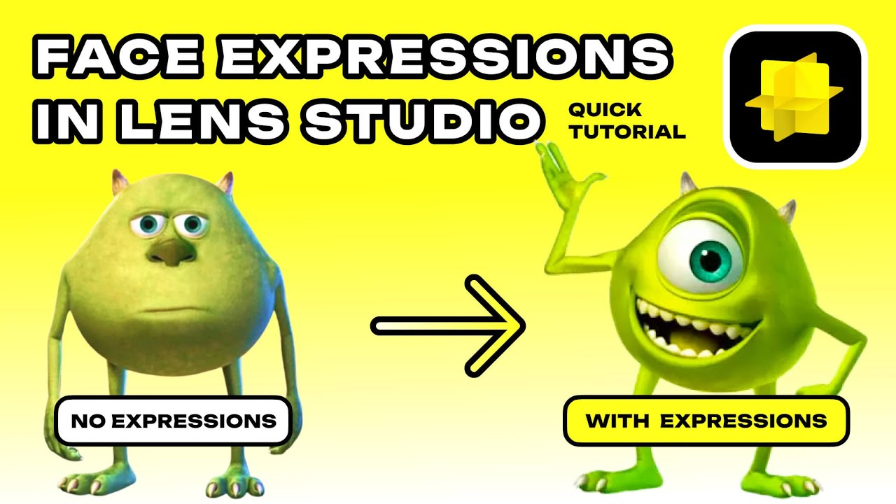 Add Face Expressions for 3D character: Quick Lens Studio Tutorial