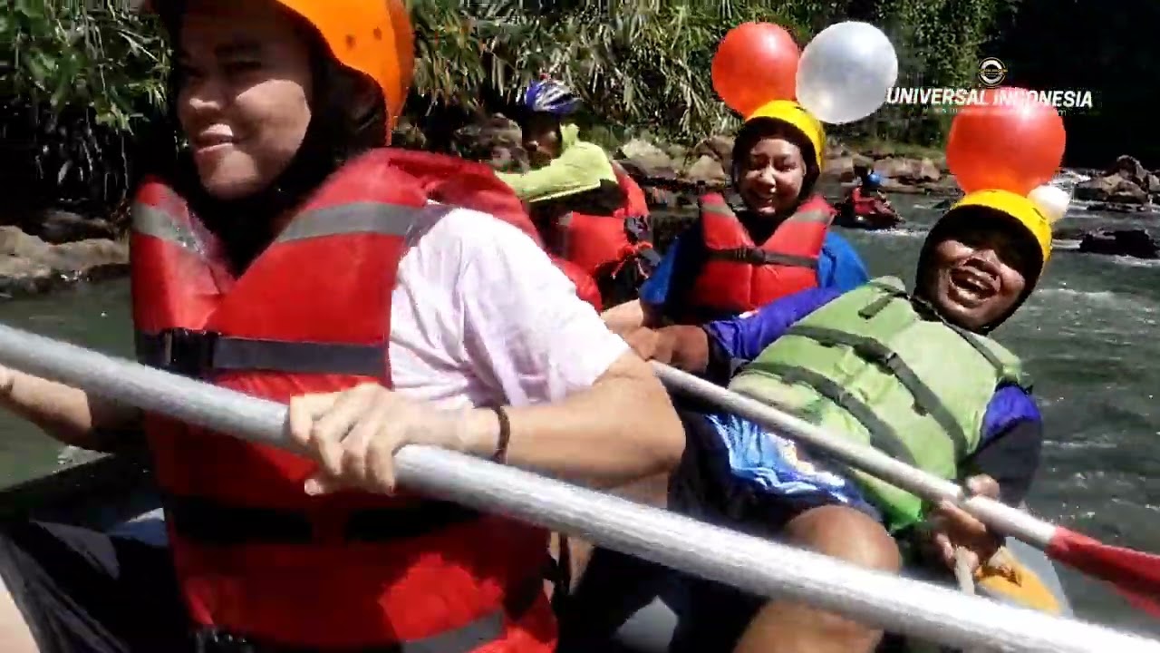 JERAM ASMARA RAFTING LEMBANG BANDUNG ARUNG JERAM SUBANG Offroad Paintball Outbound Family Gathering