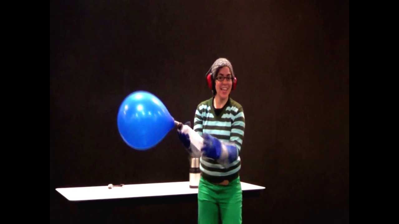 Liquid Nitrogen Balloon Pop