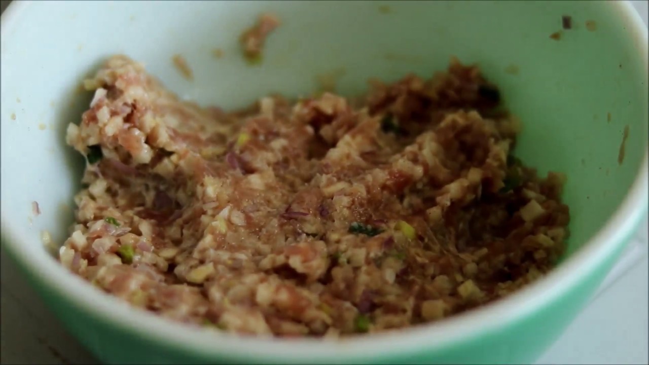 How to make Jicama and Pork dumpling