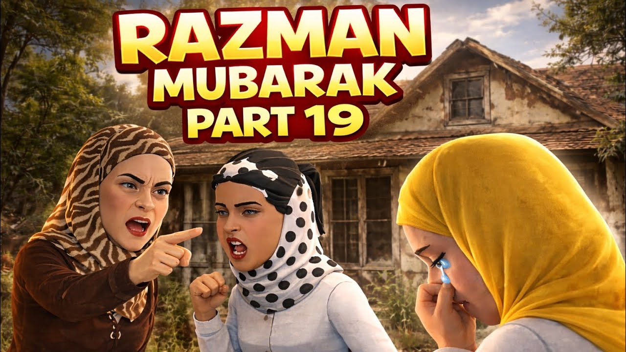 RAZMAN MUBARAK PART 19 KASHMIRI CORTOON DRAMA SAJU DARLING 😭🥺