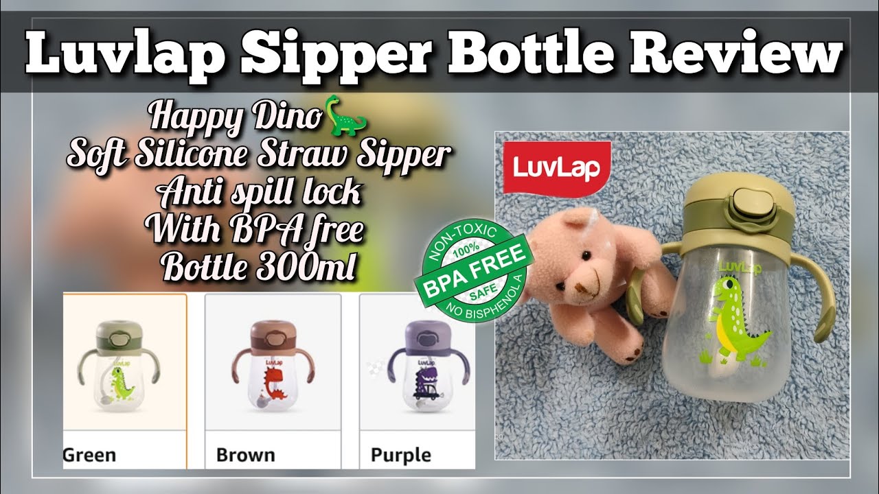 Luvlap Sipper Bottle Review | Best Leak-proof Sipper | BPA free | For 1Year Onward | @tksplanet123