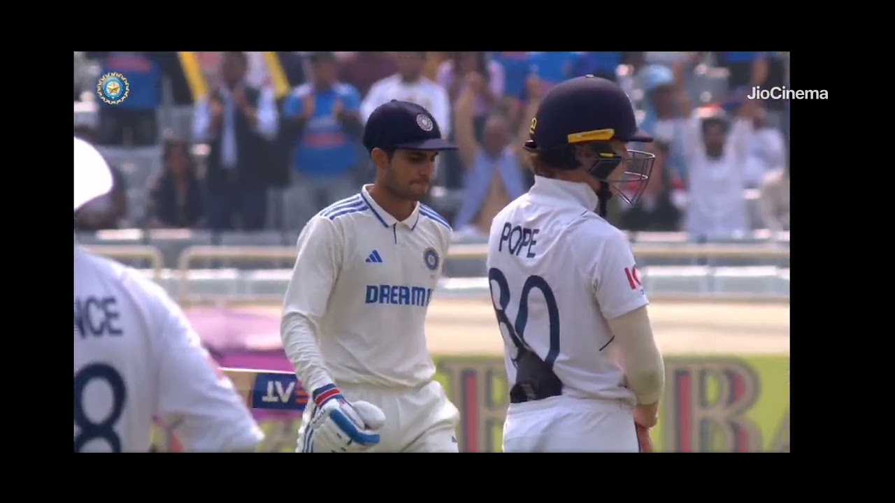 Shubman Gill's Unbeaten Half Century in the IND vs ENG 4th Test in 2024. #INDvsENG #viralvideo