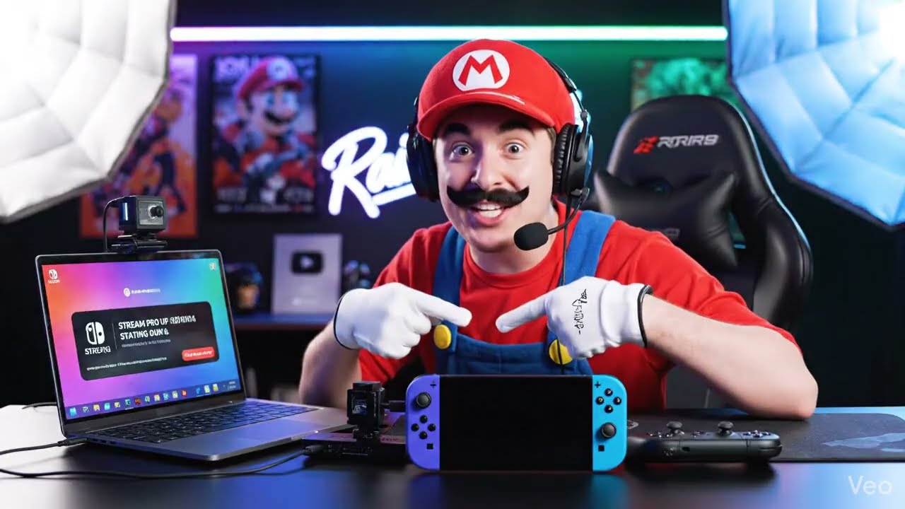 Mario Streamer Announces Fortnite YouTube
