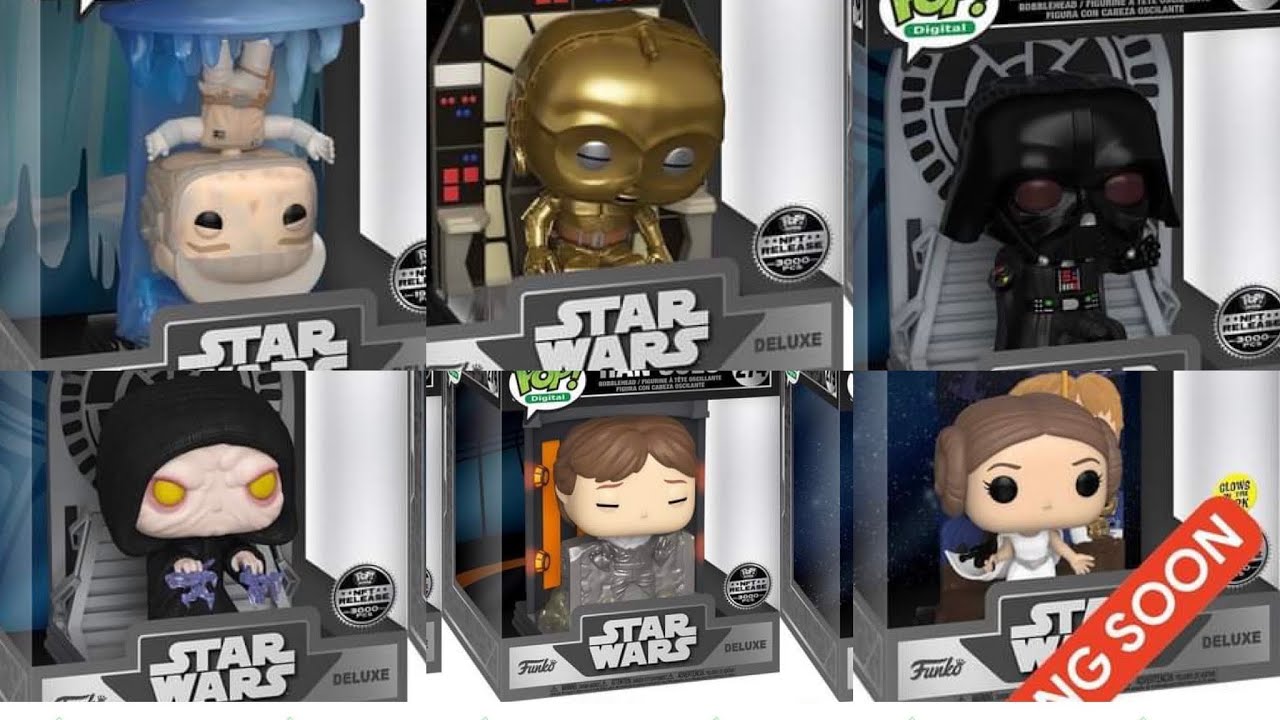 New Star Wars nft Funko pops revealed