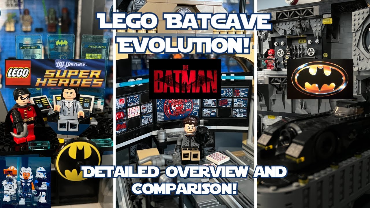 LEGO Batcave Evolution! (2012-2023) Detailed Overview and Comparison!