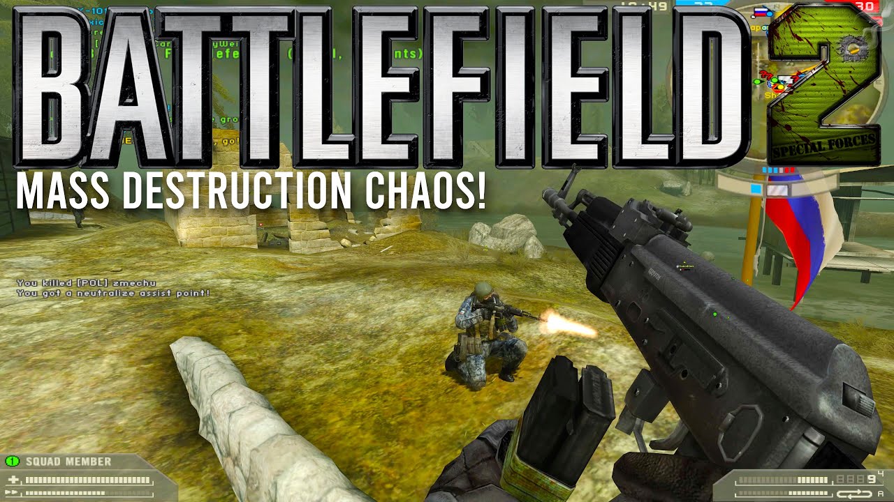 Battlefield 2 Special Forces In 2023 - A CHAOTIC Mass Destruction