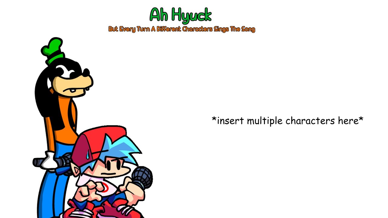 Ah Hyuck But Every Turn Different Characters Sings The Song. (BETDCSTS)
