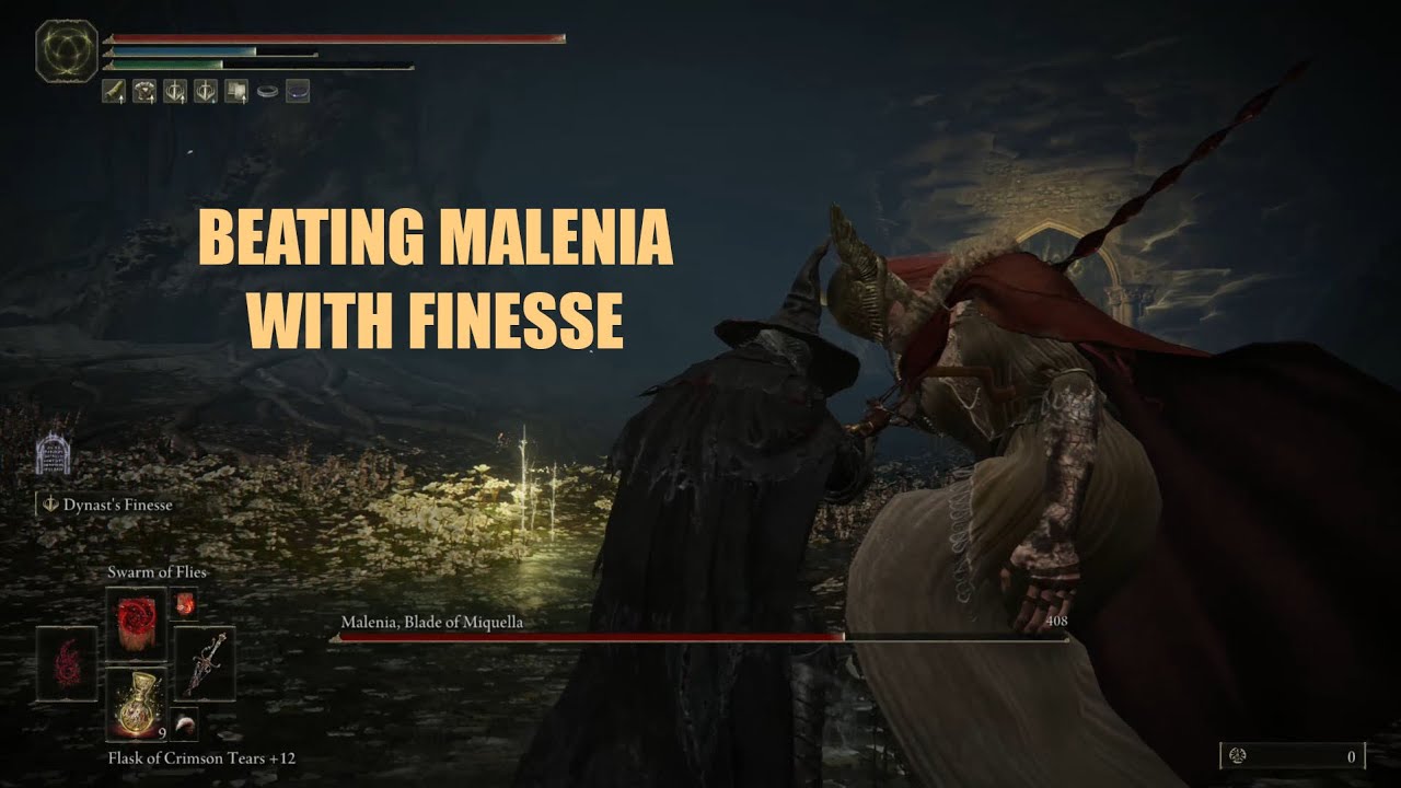 Dancing with Malenia using Bloody Helice (SOLO) (NG+) | ELDEN RING