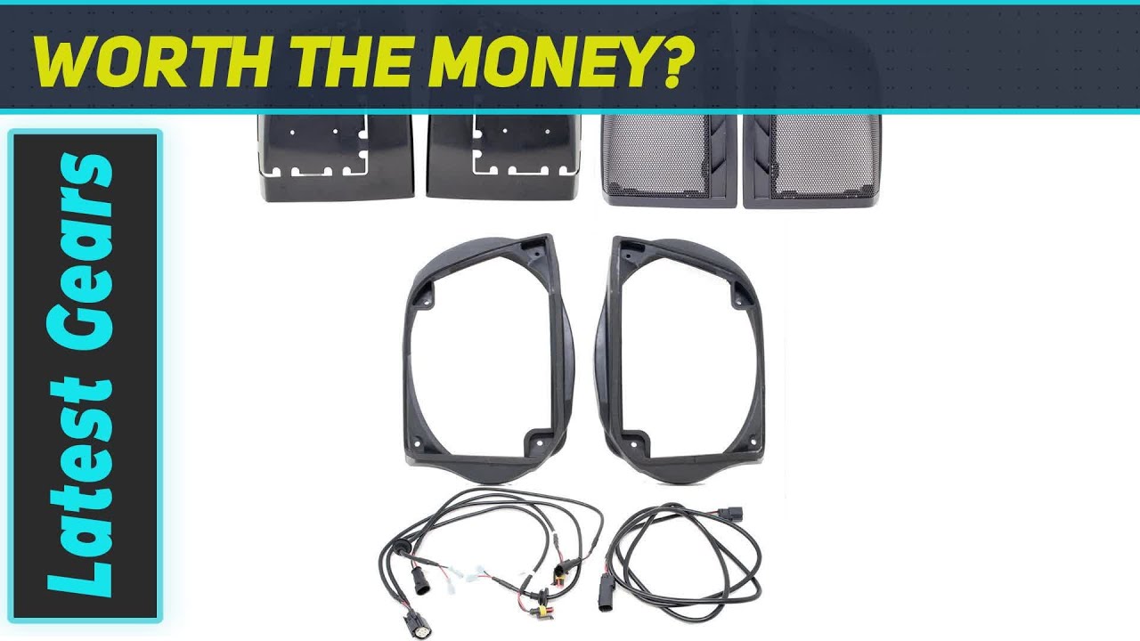 HERTZ HD14H Saddle Bag Lid Kit with Speaker Harness - Upgrade Your Ride with Premium Audio!