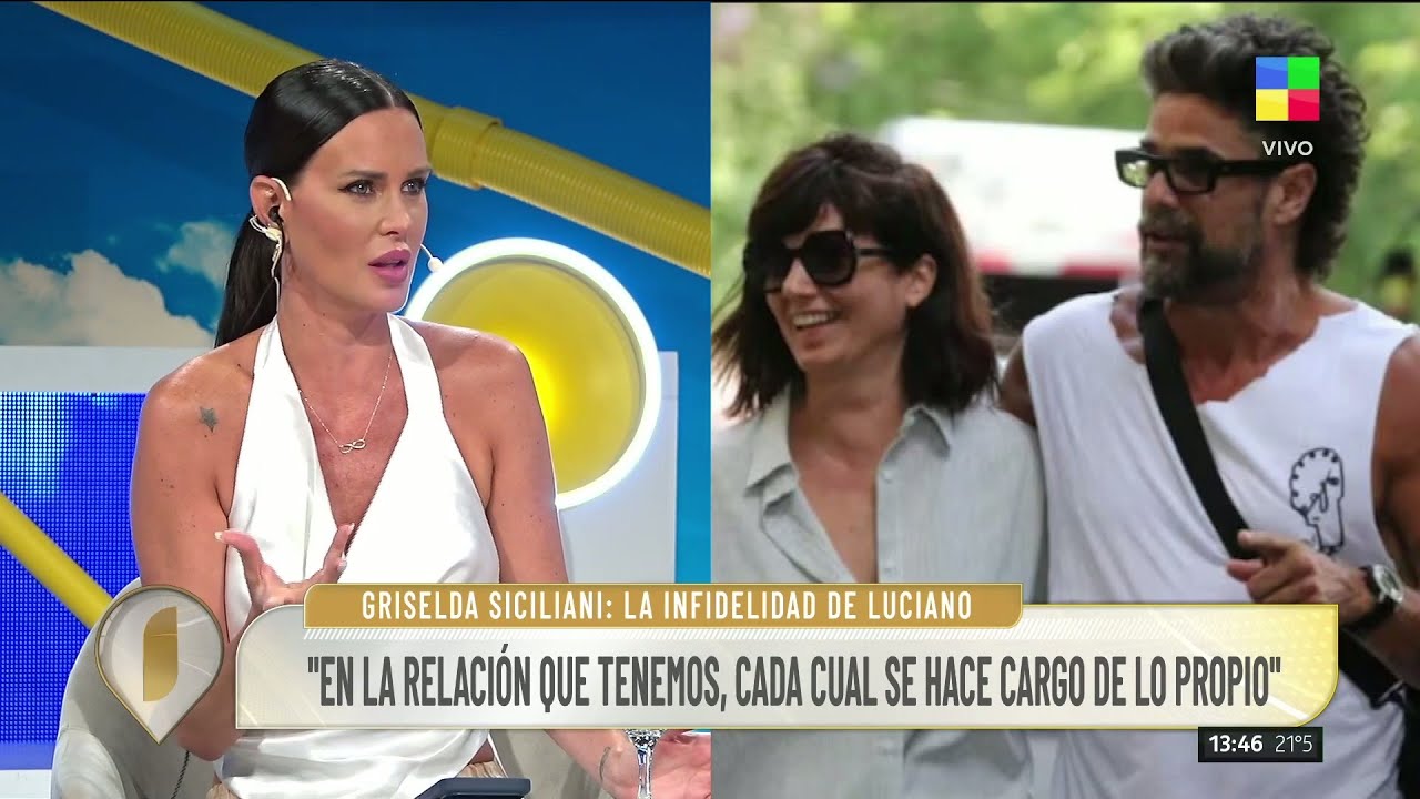 👉&ldquo;INFIDELIDADGATE&rdquo;: LUCIANO CASTRO NO HABLA Y GRISELDA SICILIANI DA LA CARA