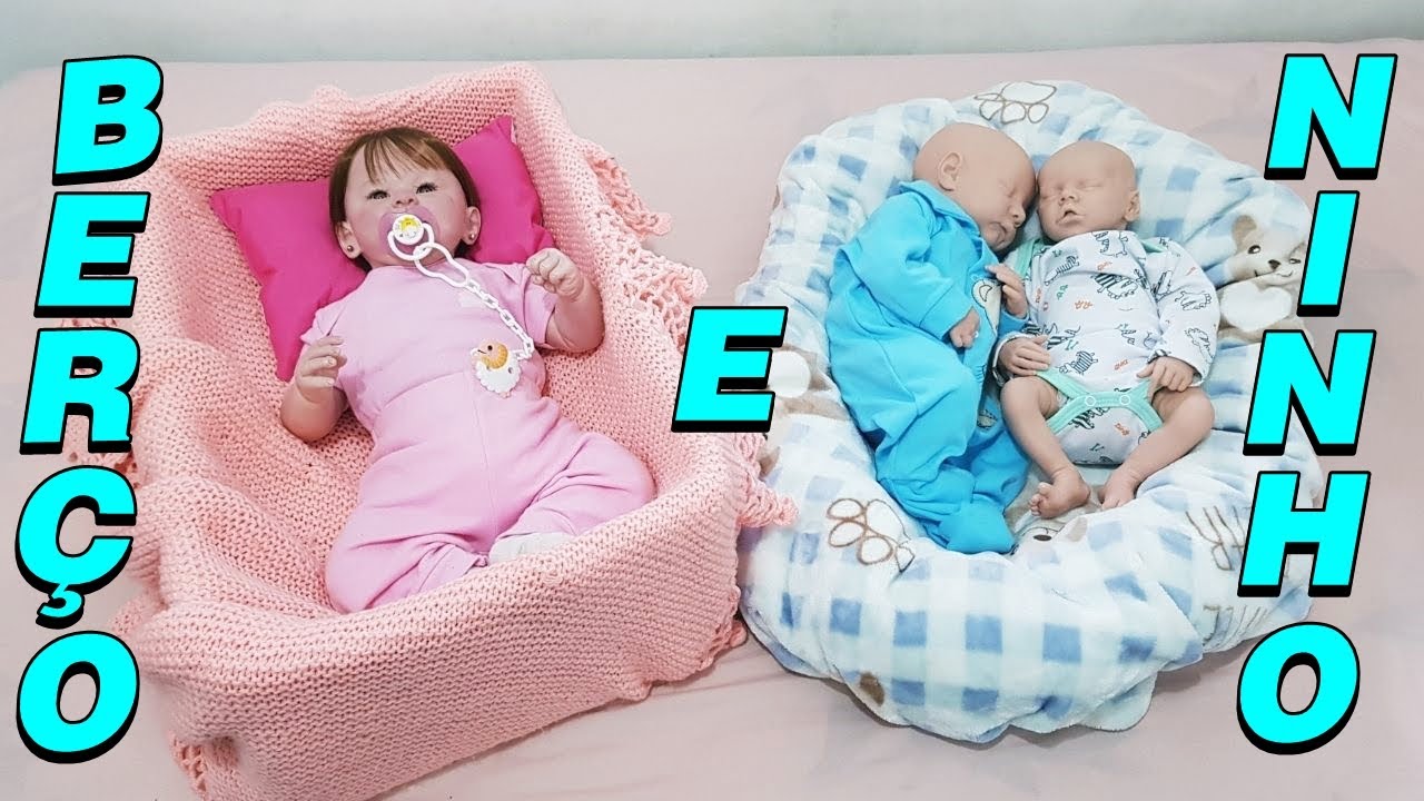COMO EU FAÇO O BERÇO E NINHO PARA OS MEUS BEBÊS REBORN