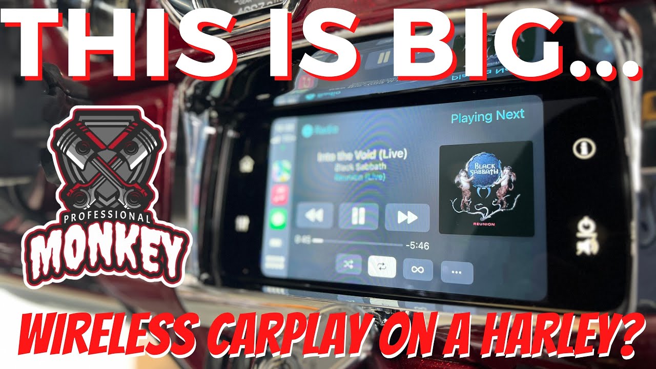 Harley Davidson БЕСПРОВОДНАЯ поддержка CarPlay?