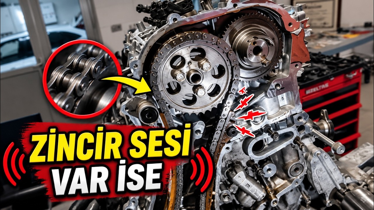 Triger Zincir Sesi Nasıl Kesilir? İlk Çalıştırmada Gelen Zincir Sesi. Triger Zinciri Ses Yapıyor ise