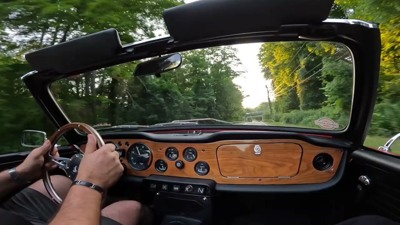 1968 Triump TR5 PI test drive!