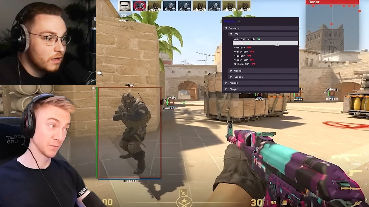 ohnepixel shocked by CS2's cheating problem