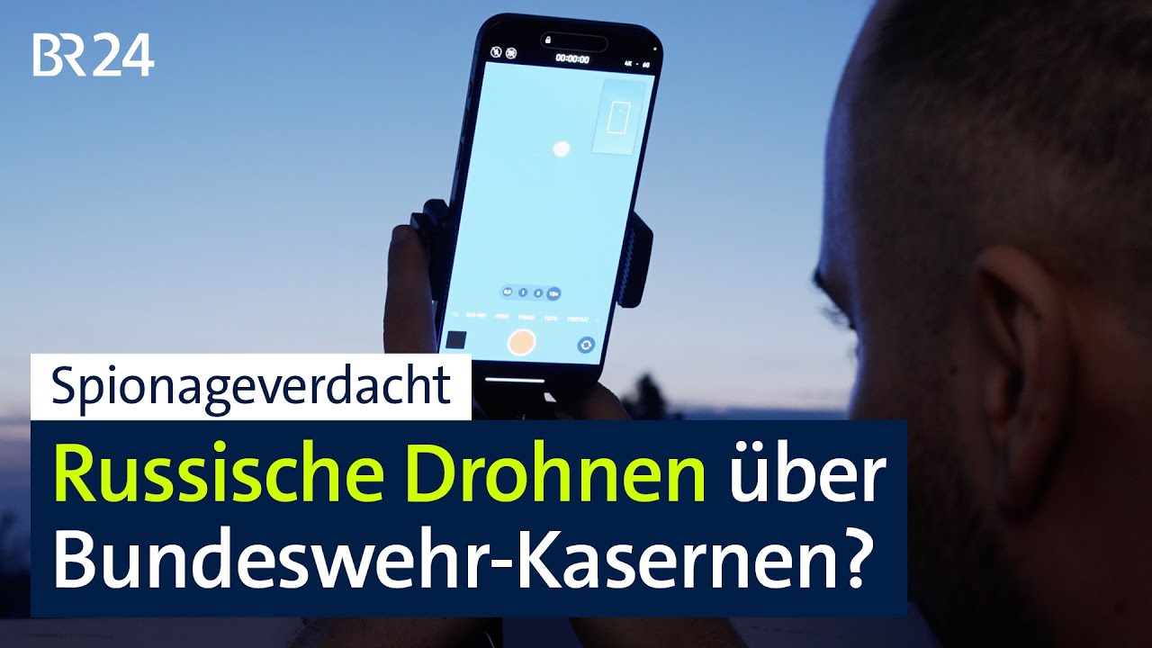 Russische Spionage-Drohnen über Bundeswehr-Kasernen? | BR24