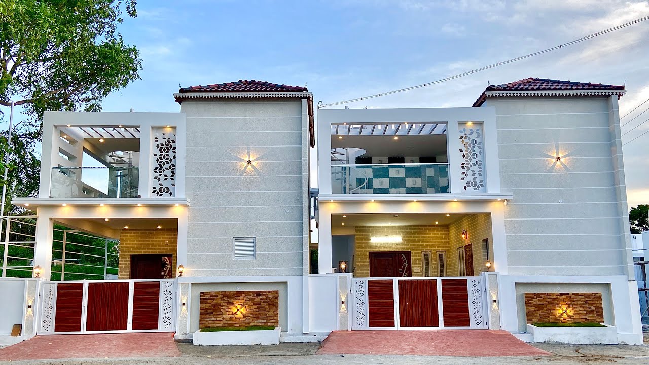 2550sqftல் அழகான 4BHK வீடு | Fully Furnished Duplex House with Home Theatre | Epi-421