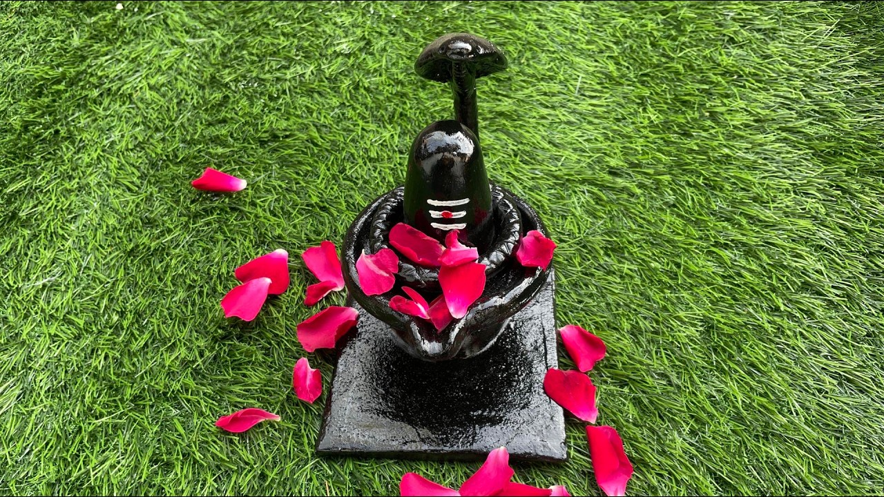 Shivling wallputty art