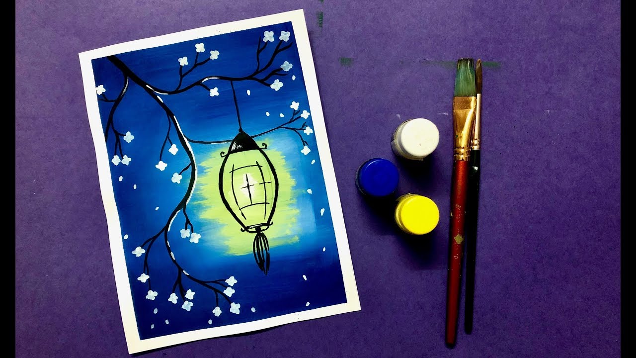 Poster Colour Painting for Beginners | Step by Step
