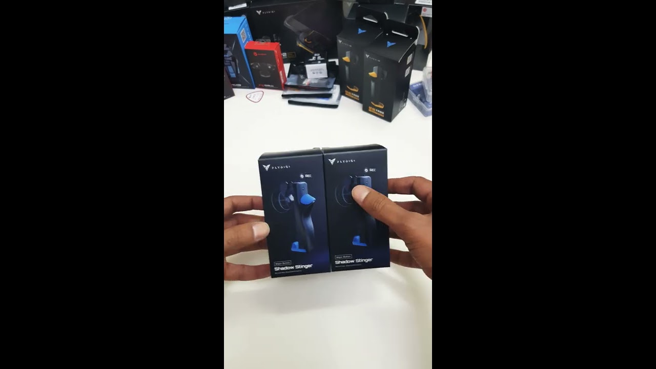 فلاي ديجي ستنغر شادو ميجر + ستنفر شادو فايس + مروحة التبريد flydigi  STINGER shadow vice+ major + wa