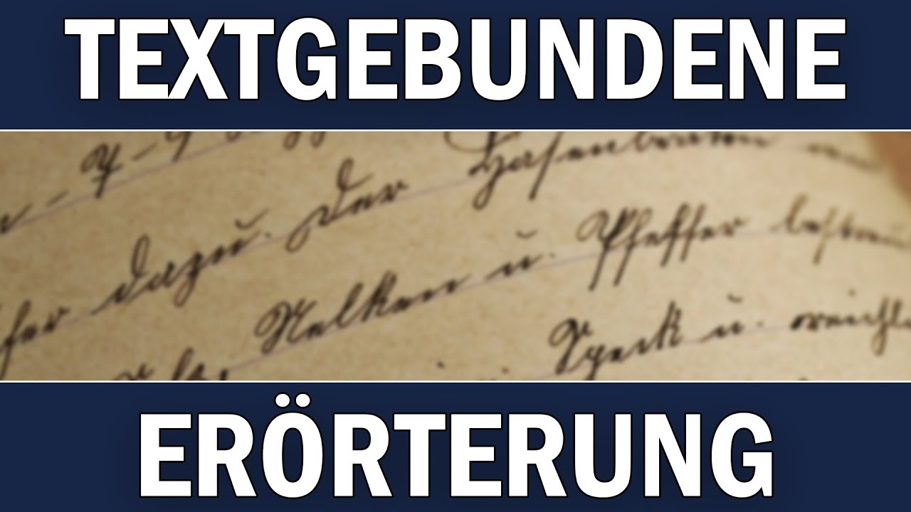 Textgebundene Erörterung schreiben!