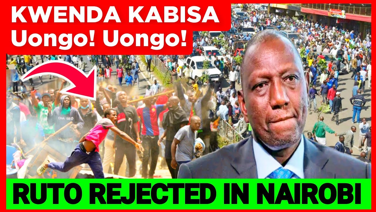 AIBU KUBWA! Ruto Rejected & Heckled again in Nairobi Today. Ground ni Wantam! Ruto Finished