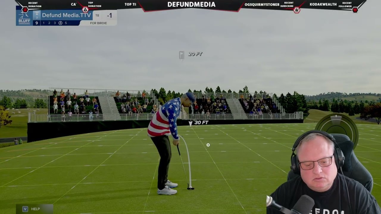 PGA Tour 2K25. Давайте сыграем в гольф! | #defundmedia на #Twitch