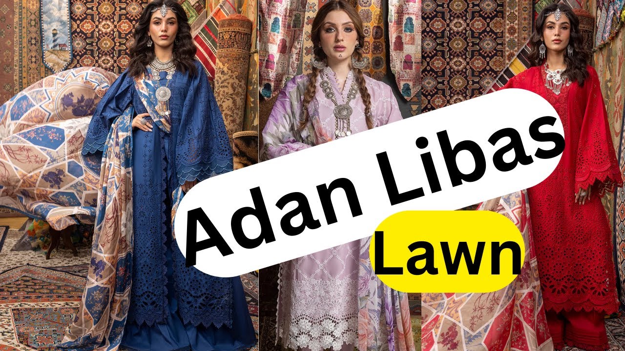 Adan Libas Luxury Lawn Collection 2024  | Summer Dresses