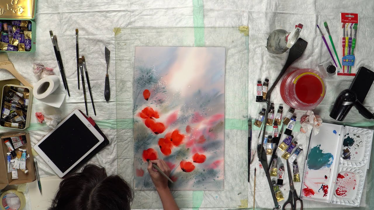 How to Paint Poppies! Pro Tips and Tricks