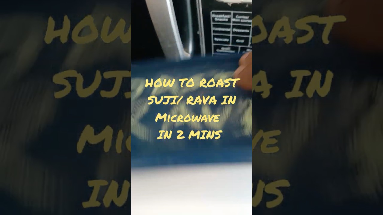 2 MIN HACK to roast Rava in Microwave #kitchenhacks #sizzlingtastebuds #microwavehacks #shorts