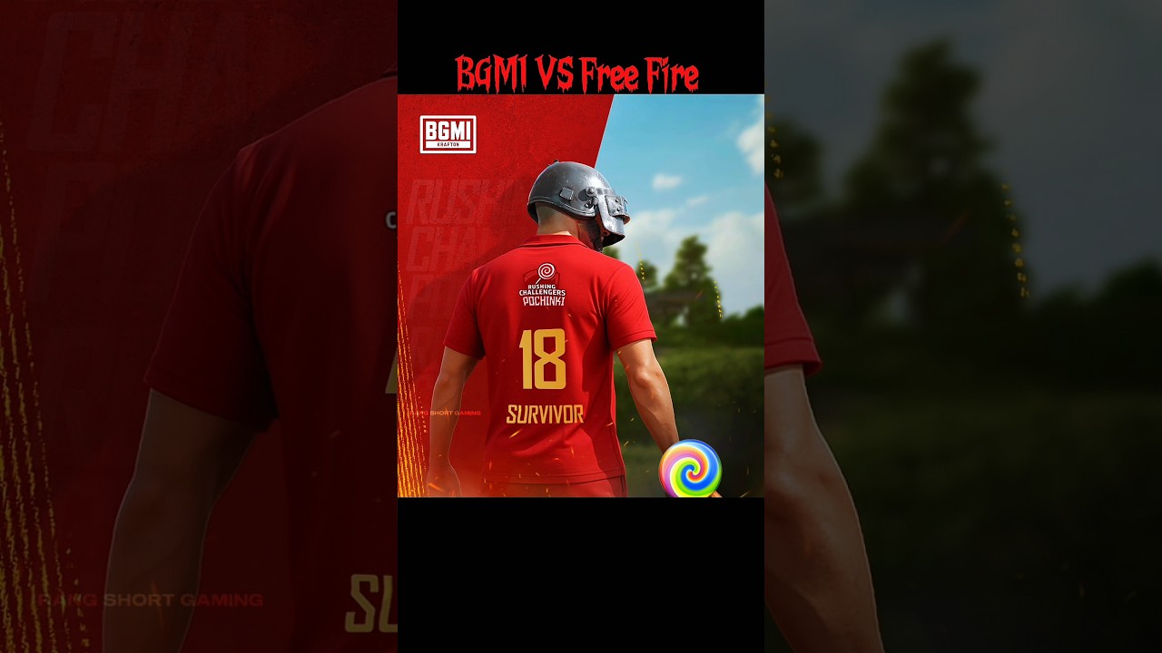 Free Fire Vs BGMI Collaboration Compitition 💀 || #shorts #freefire #bgmi #collab