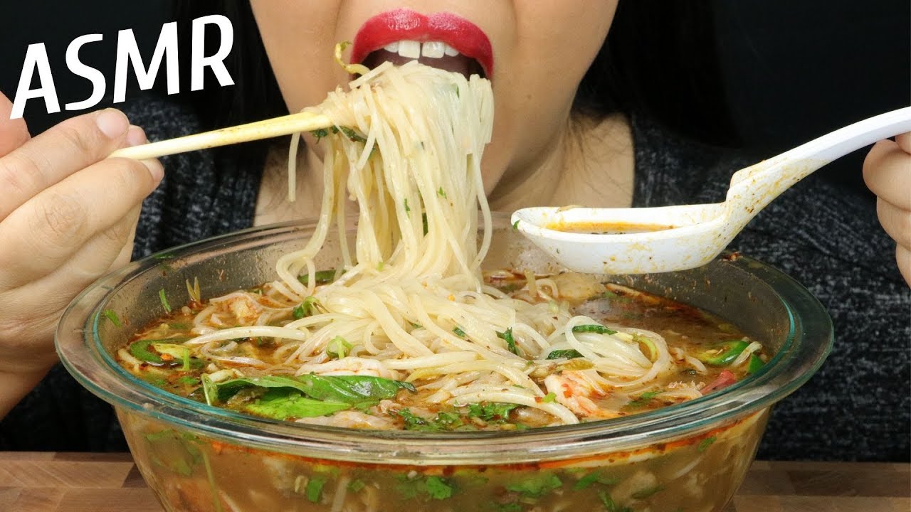 HOMEMADE PHO ~ ASMR (No Talking) Eat Life With Kimchi