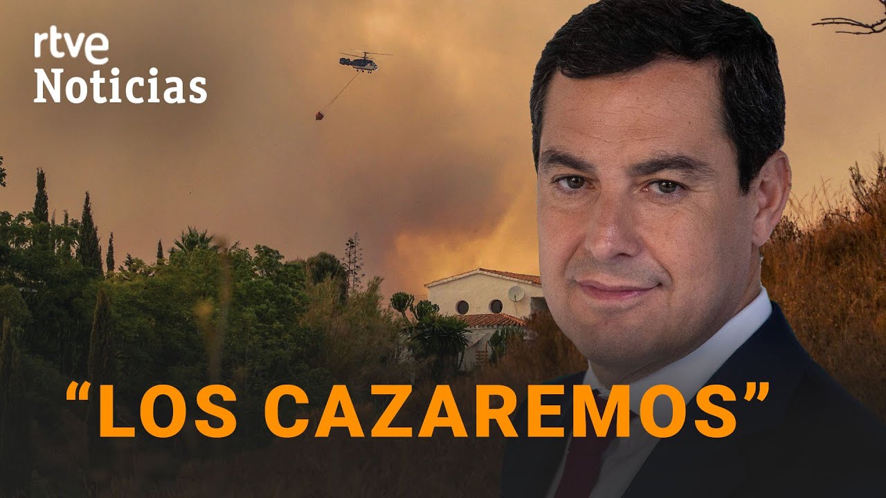 SIERRA BERMEJA: 500 efectivos intentan estabilizar el FUEGO que ha ARRASADO 5.000 HECTÁREAS | RTVE