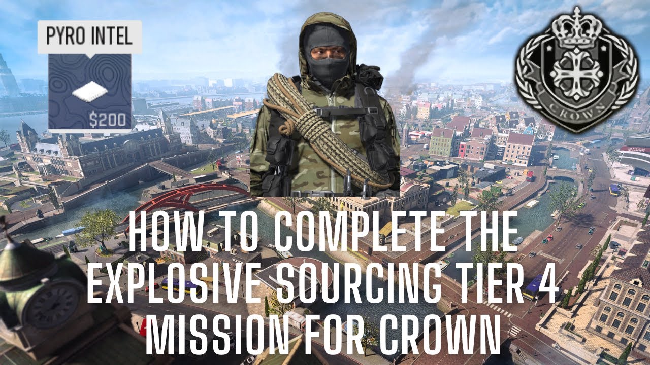 How to complete the EXPLOSIVES SOURCING Tier 4 story mission for Crown | DMZ Season 6