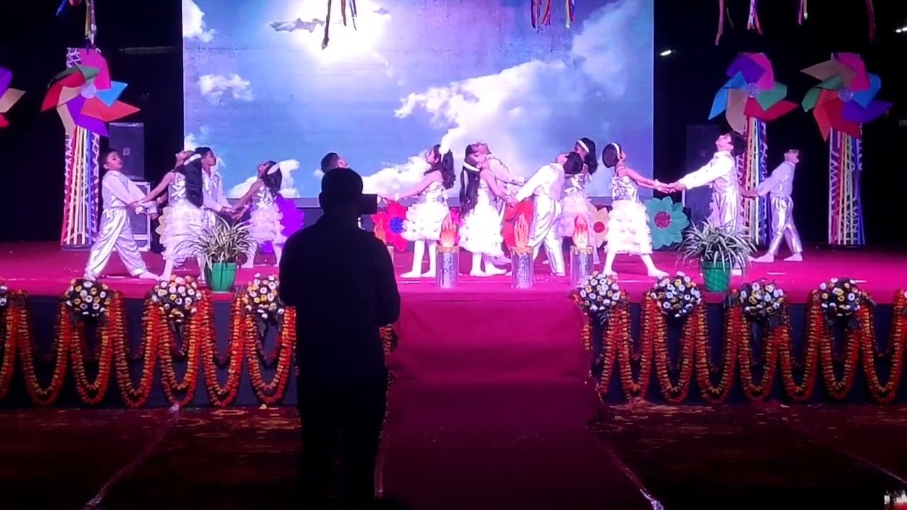 Annual Day Celebration at MVN Sec-88 Fbd. KG dance performance. #cute #dance #dancevideo #trending