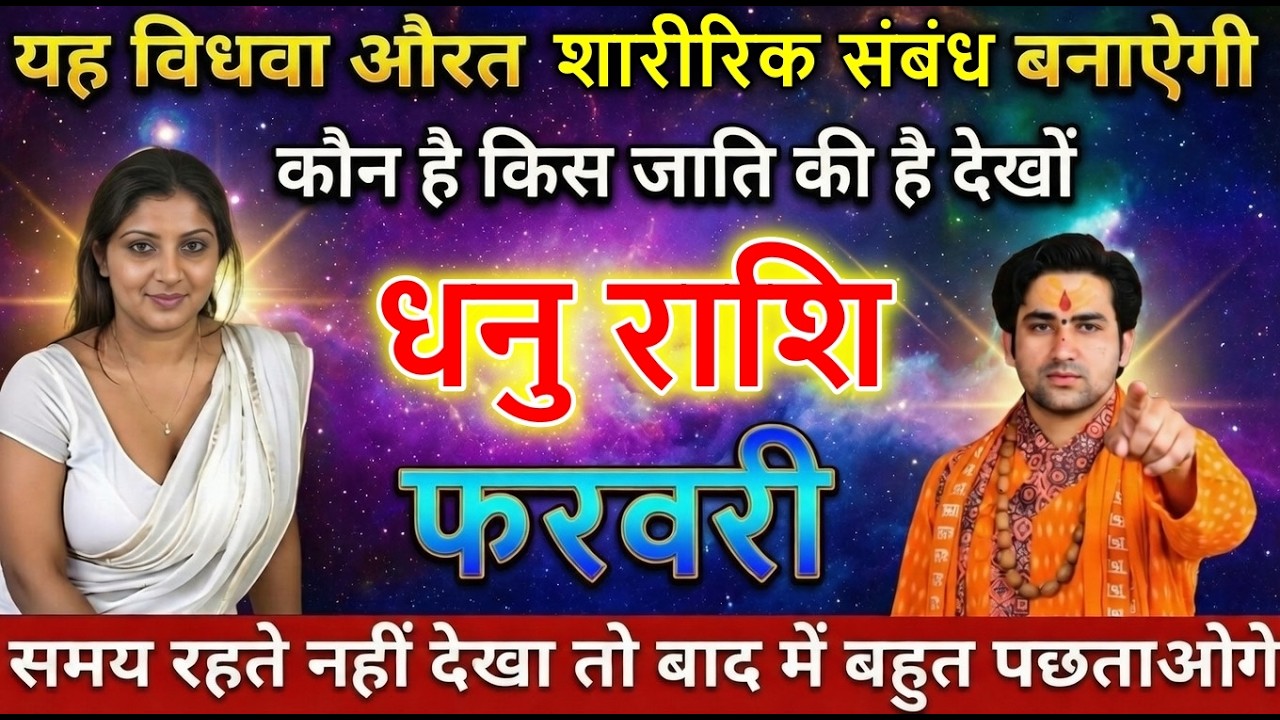 धनु राशि वाले यह विधवा औरत शारीरिक संबंध बनाऐगी। कौन है किस जाति की है देखों