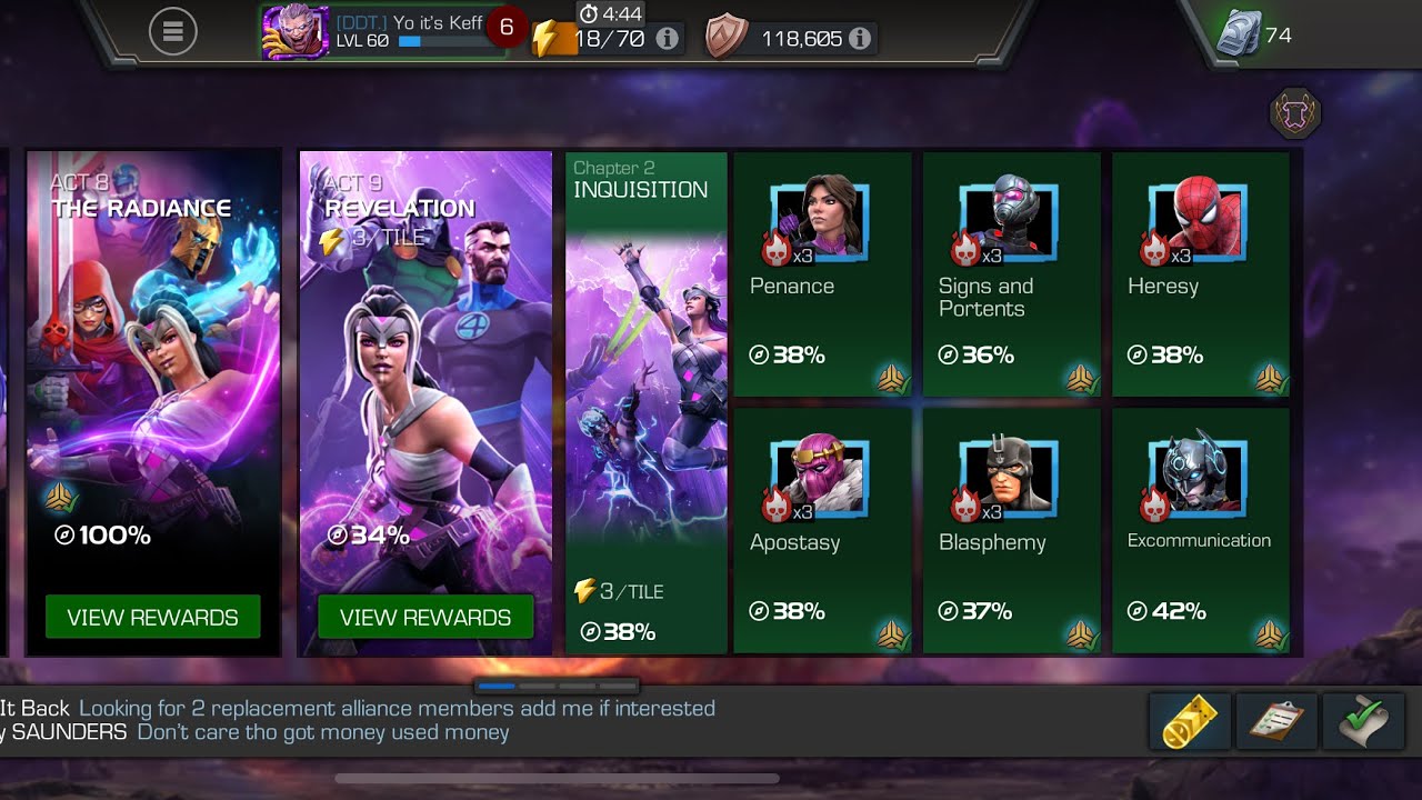 ACT 9.2.6 Completion + My Third Rank 3 7-Star-MCOC