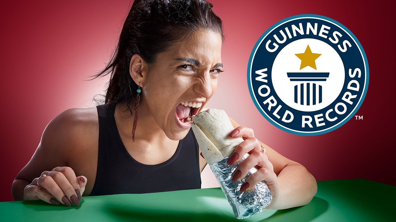 Fastest Time To Eat A Burrito - Guinness World Records