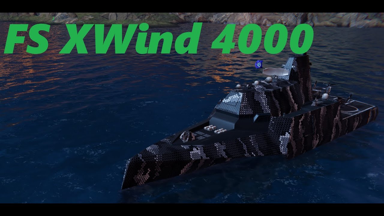 Современныевоенные корабли 2025  FS XWind 4000