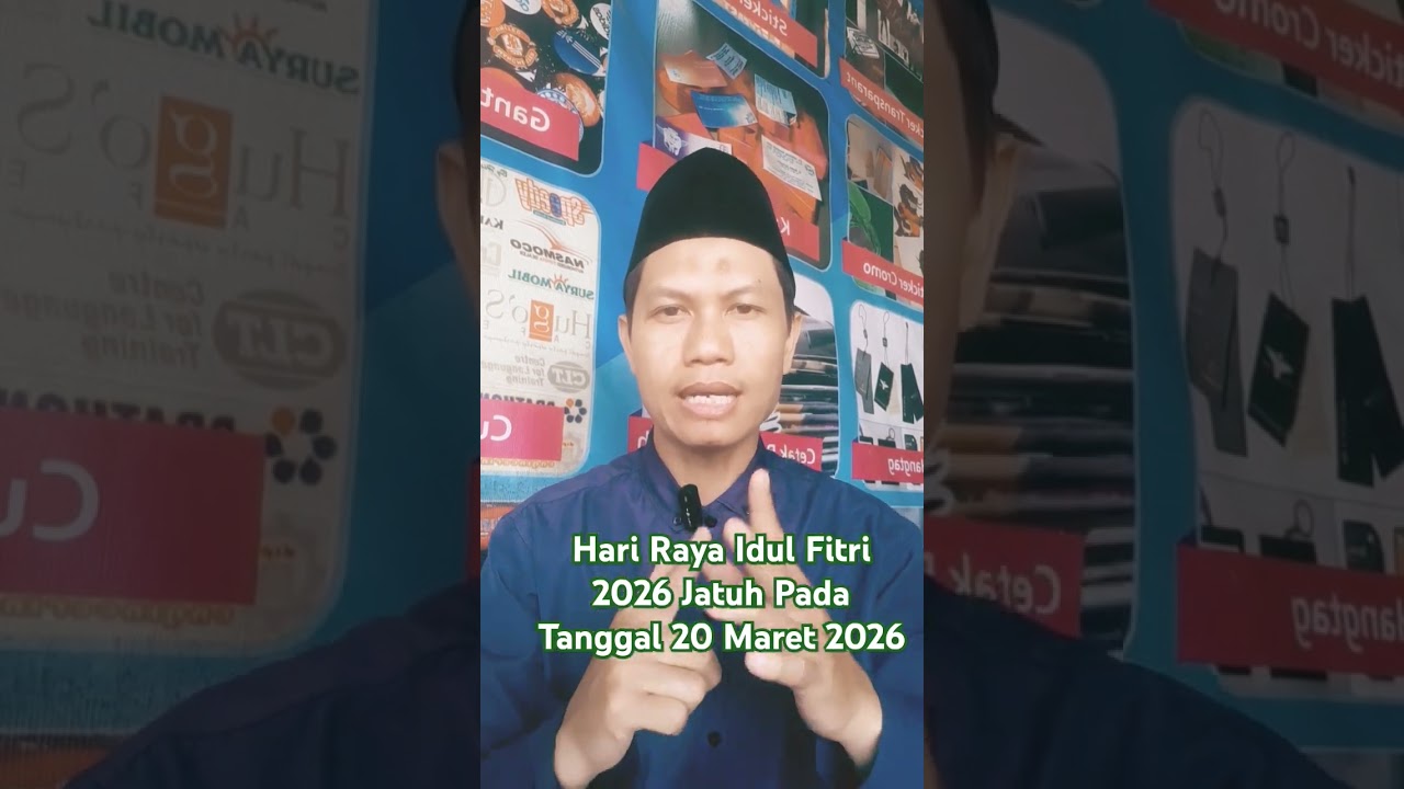Hari Raya Idul Fitri 2026 Jatuh Pada Tanggal 20 Maret 2026 #trending #idulfitri2026 #idulfitri1447h