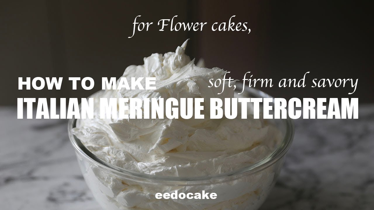 Italian Meringue Buttercream/ Firm yet soft and savory/ for Buttercream Flower Cake decorating