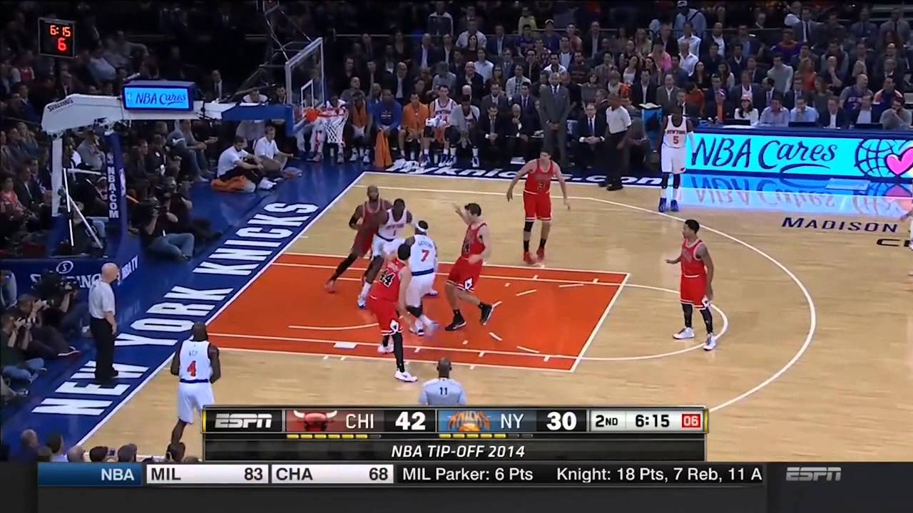Bulls at Knicks: Melo's Triangle Squashed By Bulls Bench