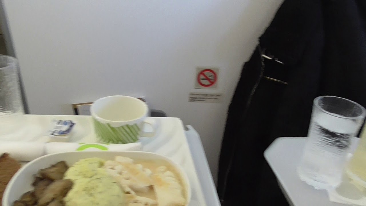 Finnair business class food